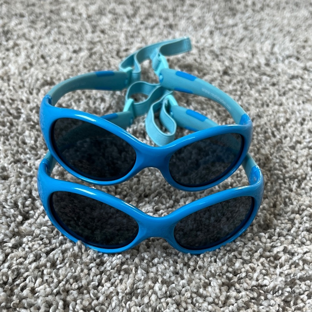 Blue toddler sunglasses - set of 2